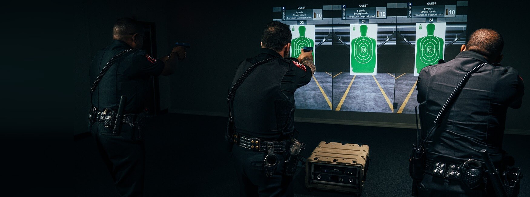 police on simulator